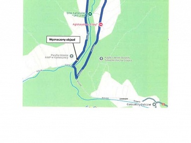 Utrudnienia na drodze w Kamesznicy przebudowa drogi