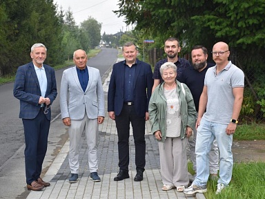 Nowy chodnik w Lipowej