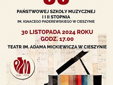 galowy koncert jubileuszowy 90 lat szkola muzyczna w cieszynie