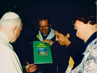 odwiedziny Jana Pawła II w Skoczowie 