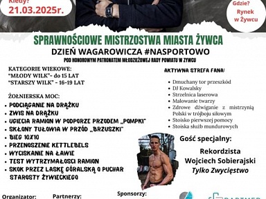 Sprawnościowe Mistrzostwa Miasta Żywca dzien wagarowicza na sportowo 2025