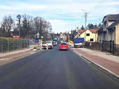 koniec remontu utrudnienia ul Legionow bielsko biala