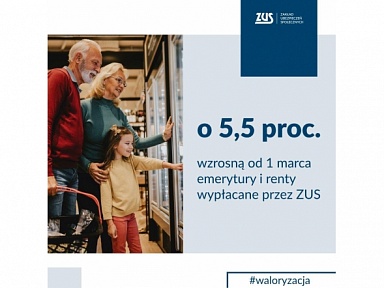 zwiekszenie emerytury i rent