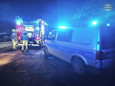 Pożar w Górkach Wielkich