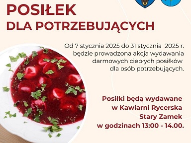 darmowe posiłki dla potrzebujących i ubogich żywiec