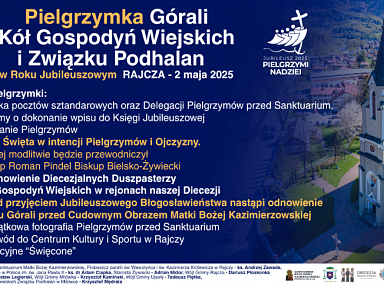 pielgrzymka górali kół gospodyń wiejskich i związku podhalan