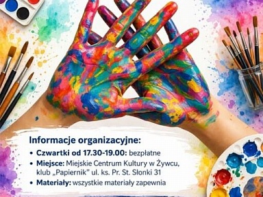 Bezpłatne zajęcia artystyczne dla młodzieży