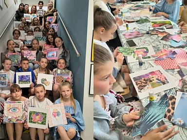 ukraińskie dzieci w powiecie bielskim