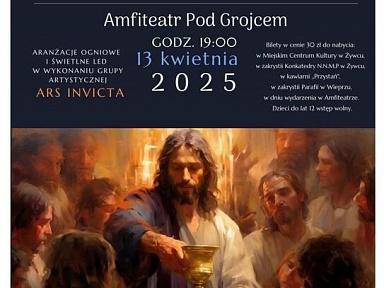 spektakl amfiteatr pod grojcem Pasja Beskidzka - Początek Kościoła