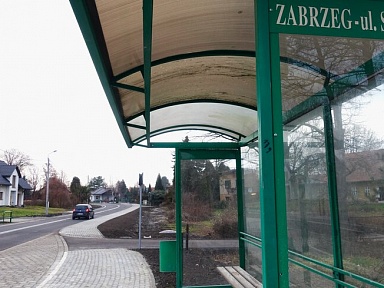 przebudowa drogi glownej zabrzeg