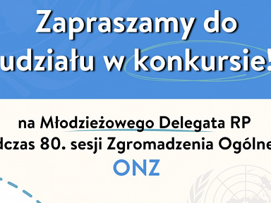 konkurs na delegata na sesję onz śląsk