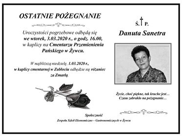 pozegnanie sanetra